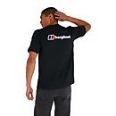 Men's Organic Front & Back Logo T-Shirt - Black