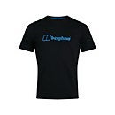 Men's Organic Big Colour Logo T-Shirt - Black