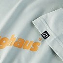 Men's Organic Big Colour Logo T-Shirt - Grey