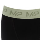Męskie bokserki z kolorowym paskiem z kolekcji MP (trójpak) – czarne/Frost Green/stalowe/Ice Blue - XXS