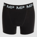 MP Men's Coloured logo Boxers (3 Pack) - Black/Frost Green/Steel Blue/Ice Blue
