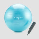 Мяч для упражнений MyProtein с насосом, синий