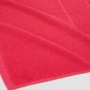 Ręcznik plażowy z logo MP – magenta