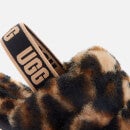 UGG Toddlers' Fluff Yeah Slide Panther Print Slippers - Butterscotch - UK 6 Toddler
