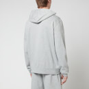 Calvin Klein Performance Men's Zip-Through Hoodie - Medium Grey Heather/Acid Lime - XL