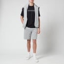 Calvin Klein Performance Men's Jersey Shorts - Medium Grey Heather/Acid Lime - S