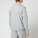 Calvin Klein Performance Men's Chest Logo Sweatshirt - Medium Grey Heather/Acid Lime