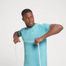Męski T-shirt treningowy z krótkim rękawem z kolekcji MP – Smoke Green Marl - XXS