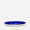 Serax x Ottolenghi Small Plate - Lapis Lazuli & Pepper White (Set of 2)