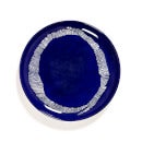 Serax x Ottolenghi Medium Plate - Lapis Lazuli & Swirl White (Set of 2)
