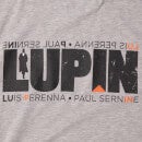 Lupin Multi Slogan Unisex T-Shirt - Grey