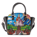 Loungefly Disney Princess Castle Series Belle Cross Body Bag