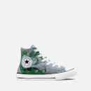 Converse Kids' Chuck Taylor All Star Dino High Top Trainers - Blue Slate/Midnight Navy
