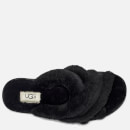 UGG Women's Scuffita Sheepskin Slide Slippers - Black - UK 3