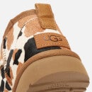 UGG Women's Classic Ultra Mini Cow Print Boots - Chestnut - UK 3