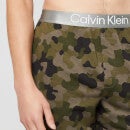 Calvin Klein Men's Sleep Shorts - Galvanize Camo Army Green - S