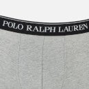 Polo Ralph Lauren Men's 3-Pack Trunk Boxers - White/Polo Black/Andover Heather - S