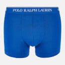 Polo Ralph Lauren Men's Classic 3 Pack Trunks - Cruise Navy/Saphire Star/Bermuda Blue - S