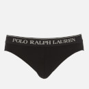 Polo Ralph Lauren Men's 3 Pack Briefs - Black/Multi Waistband - S