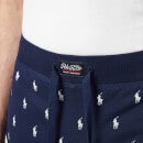 Polo Ralph Lauren Men's All Over Print Slim Lounge Shorts - Cruise Navy - S