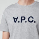 A.P.C. Men's Vpc Logo T-Shirt - Heather Grey - S