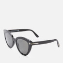 Tom Ford Women's Izzi Cat Frame Sunglasses - Black/Smoke