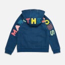 The Marc Jacobs Girls' Pre-Fall Hooded Cardigan - Blue Dark Blue - 4 Years