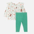 Joules Baby Gruffalo Printed Set - White Floral - 6-9 months