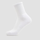 MP Essential Crew Socks Unisex - White/Candy Floss - UK 12-14