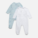 KENZO Newborn Set Of 2 Sleepsuits - Pale Blue - 6-9 months