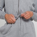 Damska bluza z kapturem zapinana na suwak z kolekcji MP Engage – Grey Marl - XXL