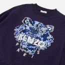 KENZO Girls' Tiger Sweatshirt - Electric Blue - 4 Years