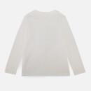 KENZO Girls' Tiger Long Sleeve T-Shirt - Off White