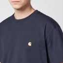 Carhartt WIP Men's Chase Crewneck T-Shirt - Dark Navy/Gold
