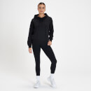 MP Ženski pulover s kapuco za dinamično vadbo – sprano črna - S