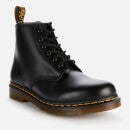 Dr. Martens 101 Smooth Leather 6-Eye Boots - Black - UK 3