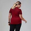 Short Sleeve Voyager Tech T-Shirt für Damen - Dunkelrot