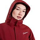 Women's Hillwalker InterActive Waterproof Jacket - Dark Red