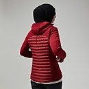 Nula Hybrid Jacke für Damen - Dunkelrot