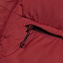 Combust Reflect Lange Jacke für Damen - Dunkelrot