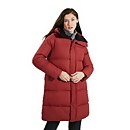 Women's Combust Reflect Long Down Jacket - Red