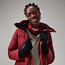 Women's Combust Reflect Long Jacket - Dark Red