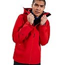 Men's Paclite Peak Vented Waterproof Jacket - Red