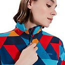Women's Navala Fleece Jacket - Red / Blue