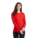 24/7 Long Sleeve Tech T-Shirt für Damen - Rot