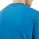 Organic Big Logo Long Sleeve T-Shirt - Blue