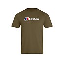 Men's Organic Big Classic Logo T-Shirt - Dark Green