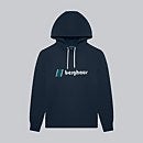 Unisex Heritage Logo Hoody - Dark Blue