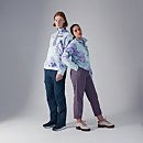 Unisex Prism Printed Trango Half Zip Fleece - Purple / Turquoise