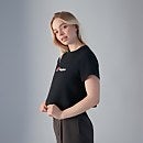 Women's Crop Short Sleeve Tee - Black